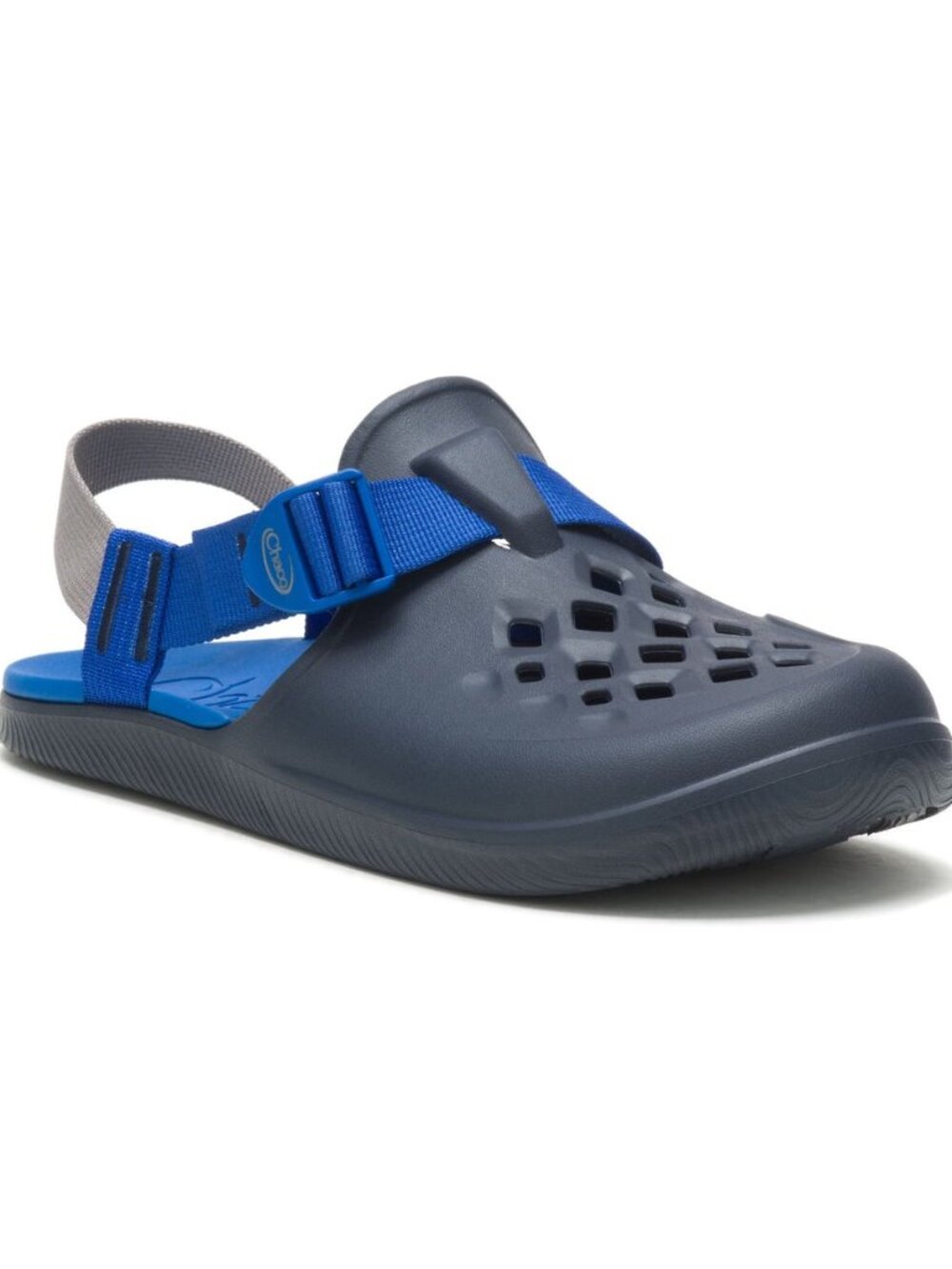 Chaco Chillos Clog Men's Size 9 Black Blue Water Shoes Sport Sandals